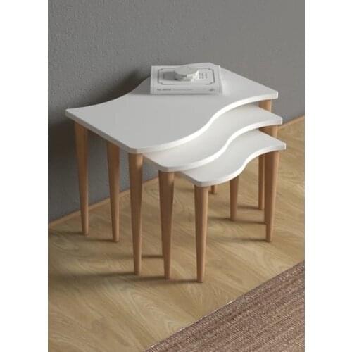 Modern Mounted coffee table Gofrato Zigonsehpa White coffee table table basse