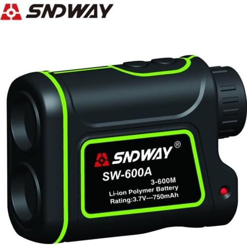 SNDWAY Lithium Battery Rangefinder Telescope 600M 1000M 1500M All-in-one Machine Measuring Angle Distance Height Speed