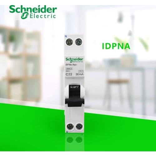 Type C AC 1P+N 6A 10A 16A 20A 25A 32A Idpna Vigi Instantaneous Miniature Leakage Protection Circuit Breaker A9D91620 Mini 230VAC