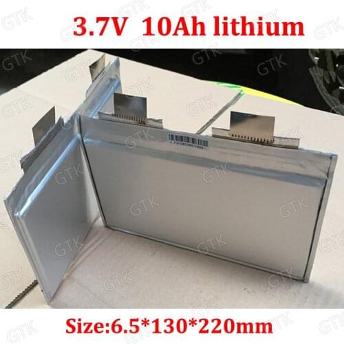 3pcs 3.7V 10Ah Lithium battery Li-PoCO bateria Rechargeable Battery for diy 12V 24V 10AH e bike Golf carts electric wheelchair