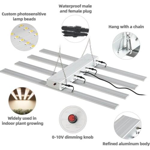 600W 3 Year Warranty Complete Certification Led Grow Light For INDOOR Plant Waterproof Cable System Seedling Lamp