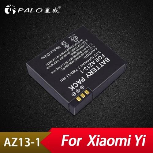 Palo 1 Piece XIAOYI Backup Rechargable Li-ion Battery For Xiaomi Yi Action Camera 3.7v 1010mAH Xiaomiyi Sport camera Accessories