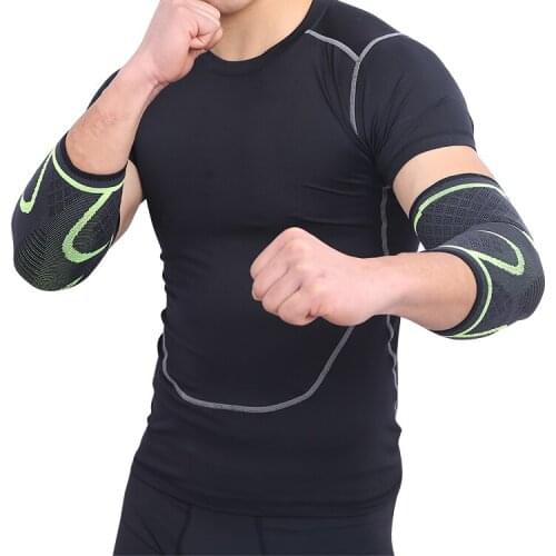 Aolikes Elbow Brace Compression Support Sleeve Adjustable Strap for Weightlifting Arthritis Volleyball Tennis Elbow Pad