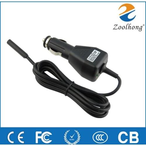 12V 3.6A Car Power Adapter Cable Tab Charger for Microsoft Surface Pro 1 2 10.6 for Surface Windows 8 Tablet Surface RT Pro2