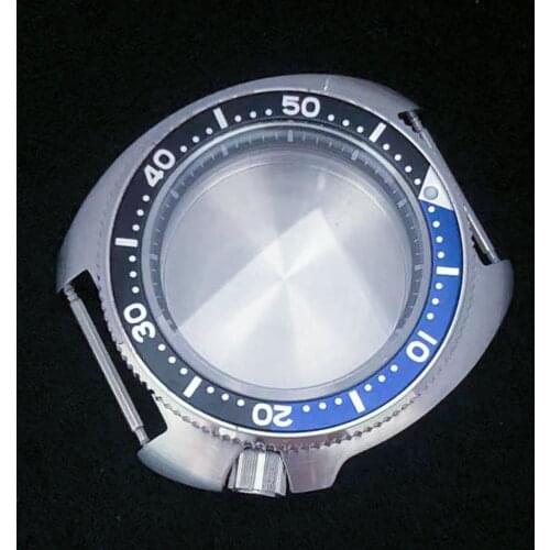 41mm Modified 316 Stainless Steel Watch Case Sapphire Glass with Black Inner Shadow for NH35A/NH36 Movement