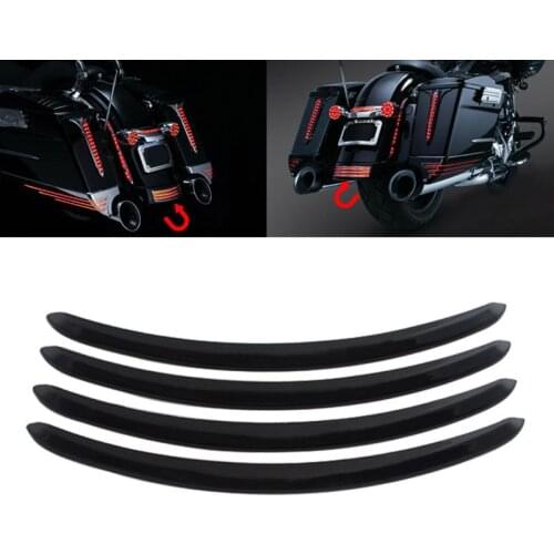 Motorcycle Black Rear Fender Accents Decor Trim For Harley Street Glide Special FLHXS FLHX EFI FLHXI
