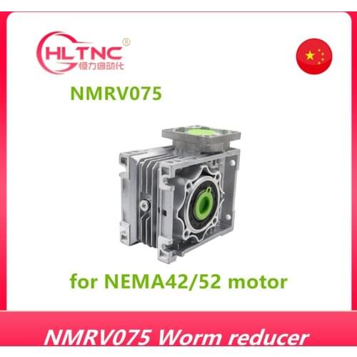 NMRV075 Worm Reducer 1:7.5 -1:100 Gear Ratio 19mm 24mm 28mm input shaft 28mm output shaft Worm Gearbox 90 Degree Speed Reducer