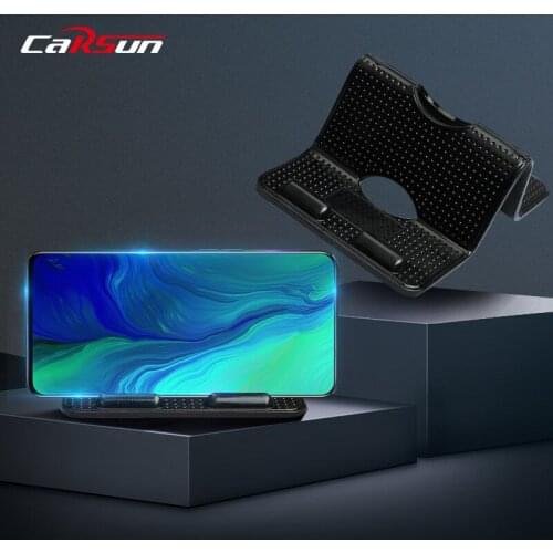 Carsun Phone Holder Car Foldable Anti Slip Mat Super sticky Magic Mobile holder Car Accessories Interior Tablet Desktop Holder