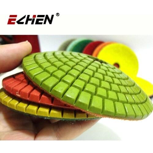Quality 4 Inch Stone Convex Diamond Polishing Pad Dia 100mm Diamond Resin Polishing Convex Pads