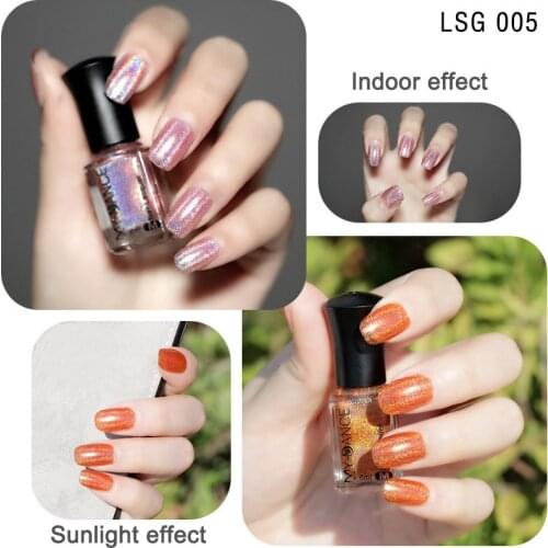 Nail Polish DIY Art Long Lasting Non-toxic Portable Makeup Manicure For Women Sunlight Reaction Nail Art Nails Accesorios -VL16