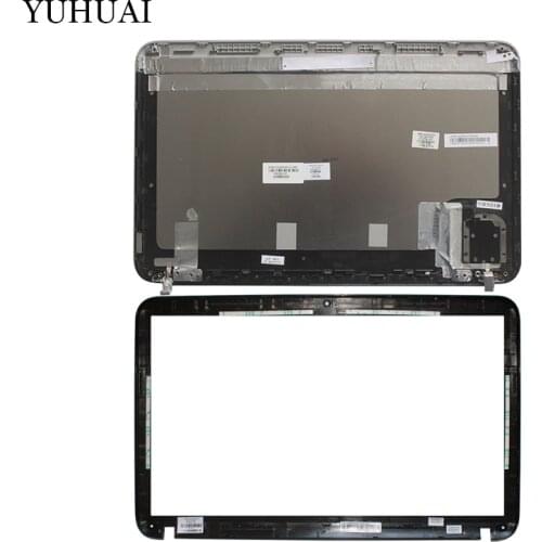NEW LCD back silver cover/LCD front bezel For HP Pavilion DV6 DV6-6000 665288-001 640417-001