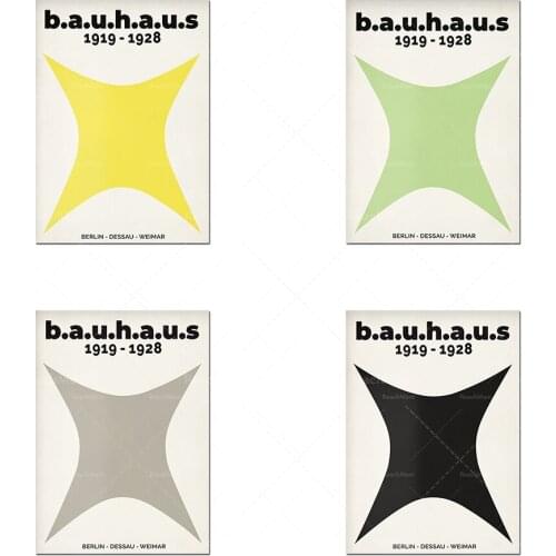 Bauhaus poster minimalist wall art, art print download, Bauhaus poster print, Bauhaus exhibition