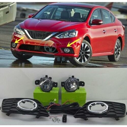 Fit For Nissan Sentra sylphy 2016-up High quality NEW FOG LAMP LIGHT KIT 1 set