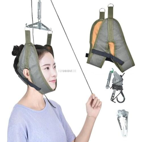 Hanging Neck Tractor Belt Posture Corrector Support Neck Stretching Device Pain Relief Chiropractic Cervical Traction Hammock
