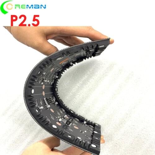 Indoor full color flexible led video wall led module p2.5 320x160mm 128x64 pixel SMD2020 SMD2121