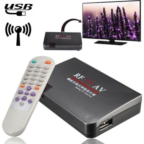 Easy Operation Converter TV Receiver Home Use Remote Control Efficient Analog Stable Signal RF To AV Modulator