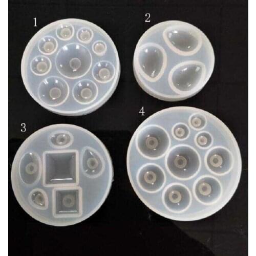Crystal Glue Drop Mold Can Be Matched with Bottom Water Drop Semicircle Silicone Mold