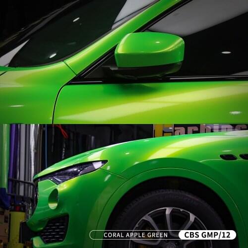 PVC Stretchable Vinyl Wrapping Film For whole Car Body Decoration Green 1.52*18m Color Stickers