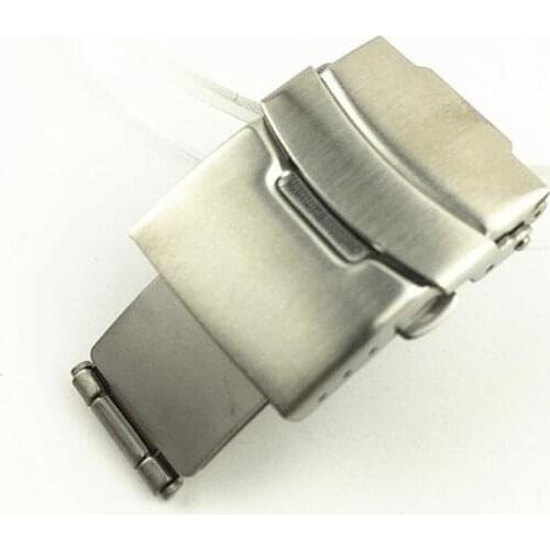 16mm 18mm 20mm 22mm 24mm 26mm Stainless Steel Watch Strap Butterfly Clasp Buckle Double Press Button Clasp Buckle