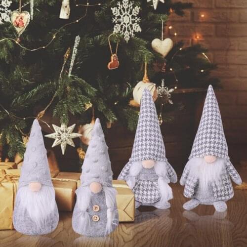 Christmas Forest Standing Doll Faceless Doll Decoration Non-woven Fabric Plush Christmas Toy For Kids Christmas Decoration