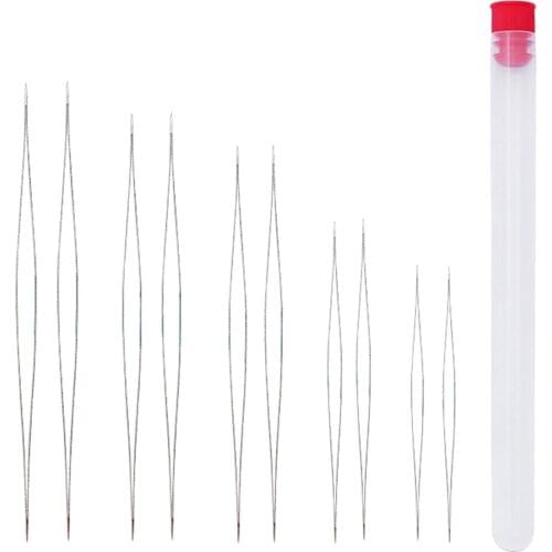 5 Sizes (10pcs) Steel Beading Needle For DIY Crafts Jewelry Making Tool Pins for bead Threading String Cord Easy Jewelry Making