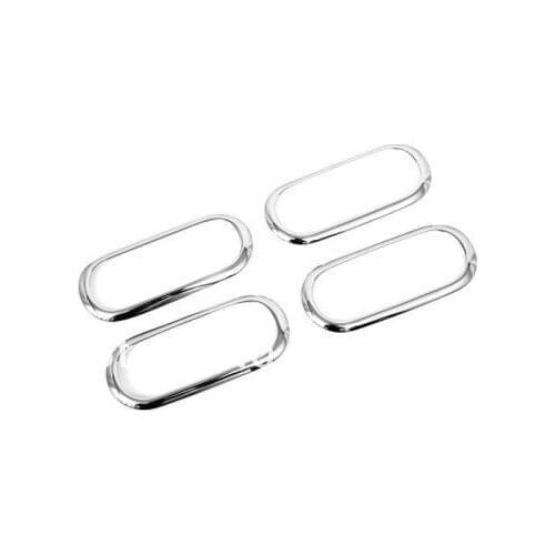 Car Styling Chrome Interior Handle Surround Bezel For Mazda 2 / Demio 2008-2012