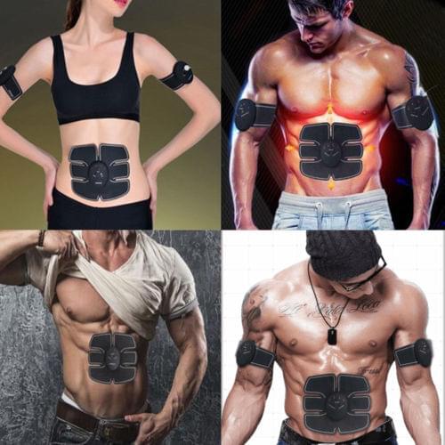 EMS Wireless Muscle Stimulator Trainer Smart Fitness Abdominal Training Electric Weight Loss Stickers Body Slimming Belt Unisex