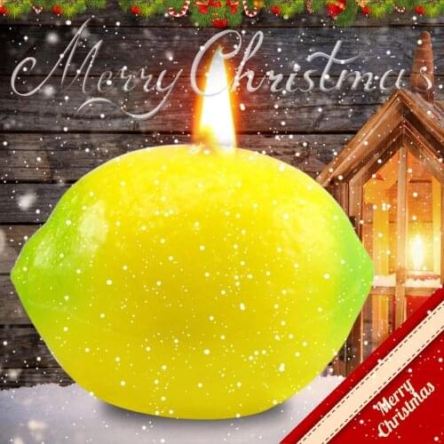 Small Size Fruit Shape Fruit Scented Candle Home Decoration Christmas Candle Birthday Valentines Day Candle