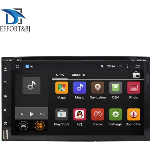 6.95 inch 2 din Universal Android 9.0 Car Dvd Gps intelligent radio video multimedia With GPS Navigation WIFI Player Head Unit