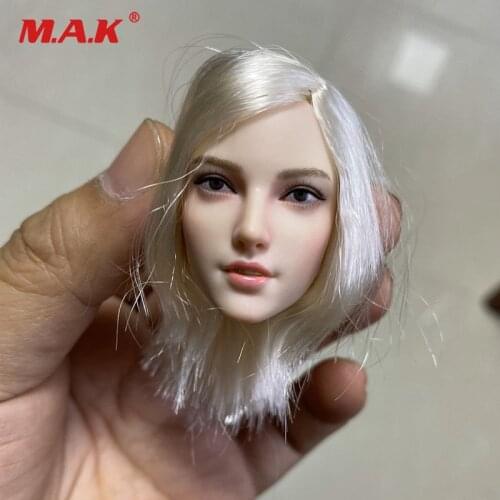 In Stock 1/6 Scale Feamle Head Sculpt Sexy Female Hunter Head Carving For 12" action Figure SET036