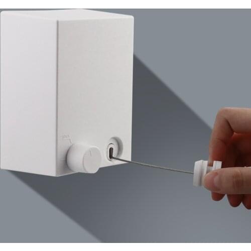 Retractable Clothesline Dryer Hanger Indoor Outdoor Invisible Clothesline Balcony Clothes Line Laundry Hanger Drying Rack