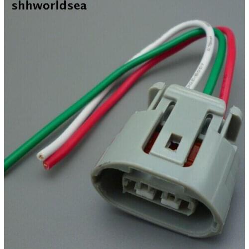 Worldgolden 2/10/50PCS 2.2mm 3pin 3way Alternator Repair sockets case for Toyota for Suzuki 3 pin connectors harness 6189-044