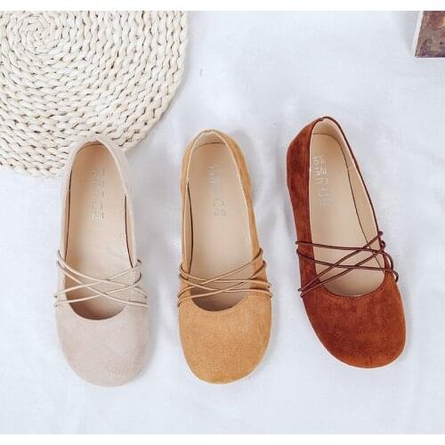 Spring and Autumn Mujer Chaussure Femme Dating Must-have Stylish Elegant Soft Inside Simple Comfortable Lady Flats W33-02