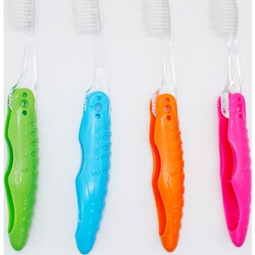 Toothbrush Camping 1pcs Travel Fold Toothbrush Replacement Portable Soft Bristle Holiday Outdoor Toothbrush 4 Colors