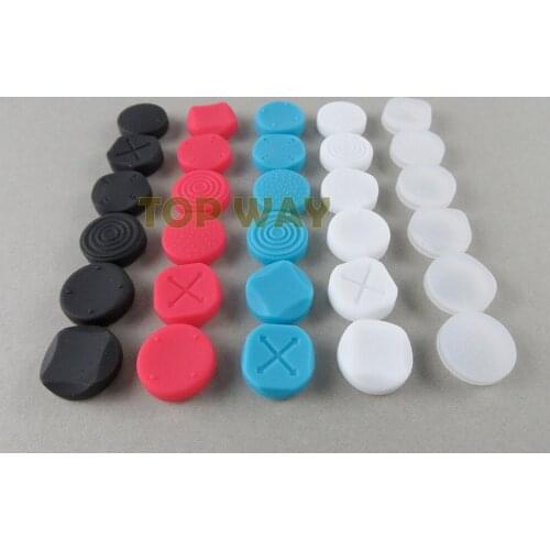 1set Thumb grips Caps For Nintend NS Switch Poke Ball Silicone Non-slip ThumbSticks Grips Handle Button Caps 6 in 1