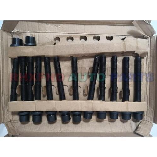 12PCS CN / DE / NC 3D / AAS 1T AAT ABP AEL BBR cylinder head bolt nuts for audi 100 D/TD 5000 D/TD AVANT D 100 TDI A6 A8 S6