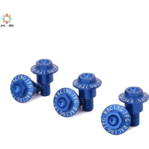 Motocycle 6PCS Front Fork Guard Screw Bolt For YAMAHA YZ125 YZ250 YZ250F YZ450F YZ125X YZ250X YZ250FX YZ450FX YZ 125 250 450 F