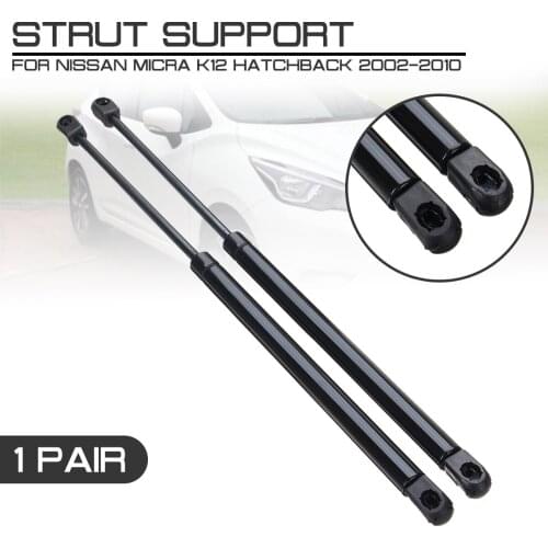 Rear Trunk Tailgate Gas Spring Shock Lift Struts Strut Support Rod Arm Bars Bracket For Nissan Micra K12 Hatchback 2002-2010