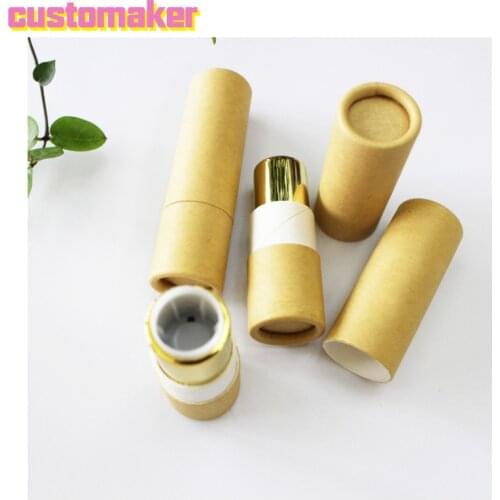 DIY eco-friendly high-grade cardboard lipstick air tube packaging material DIY handmade gifts DIY lip balm tube material Small
