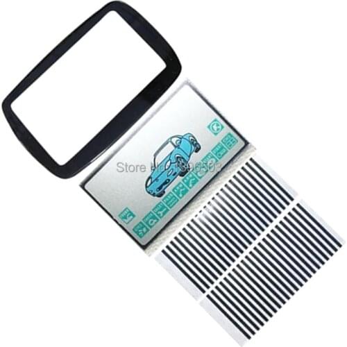 10 PCS A9 LCD display flexible Cable + keychain Case Glass Cover for Starline A9 KGB FX-5 FX5 FX 5 Jaguar EZ-beta Remote Control