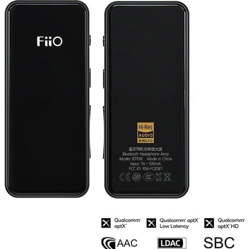 FIIO BTR3K Dual AK4377A Balanced Bluetooth 5.0 Amp USB DAC support LDAC/aptX HD Lossless HiFi Codecs 2.5/3.5mm HIFI Amplifier