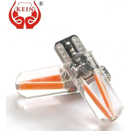 KEIN COB T10 w5w 194 501 Filament Bulb silicone car led Clearance Light Interior Rear fog Lamp Door Parking Trunk Signal Lights