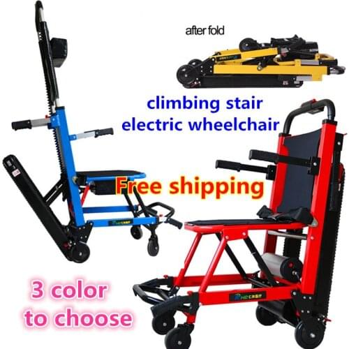 Easy To Climb Stair Wheelchair Large Capacity Climber Stair Electric Folding Wheelchair For Distabled,Old People