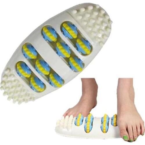 Feet Pedicure mini 4 rows foot massage roller Spa Massage Foot Massage Health foot care tool Cleaner Ultimate Foot Massager