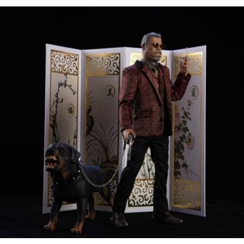 Mnotht 1/6 Scale Chinese screen Model for 12in Action Figure Accessories Collection toy