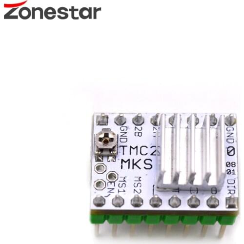 ZONESTAR TMC2208 V2 Step Stick TMC2208 Stepper Motor Driver Module With Heat Sink Mute Silent Excellent Stability Protection