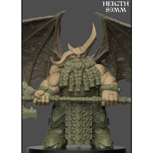 89mm Resin Figure Building Kit Warrior