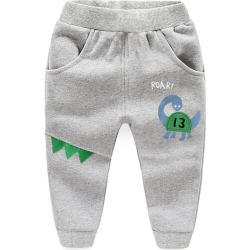 Navy Bird Pants For Boys