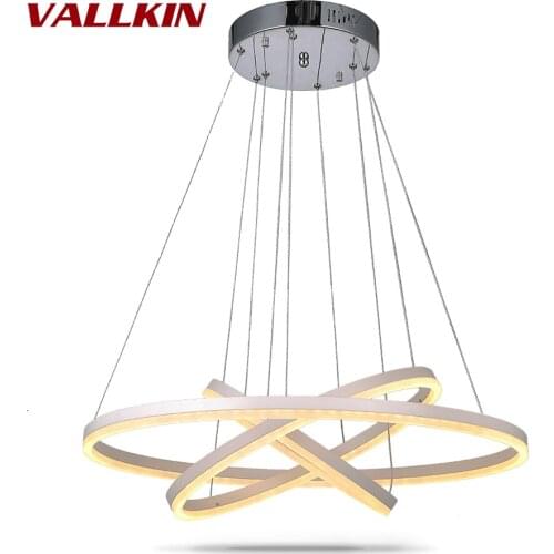 New Creative Modern LED Pendant Lights Kitchen Acrylic+Metal Suspension Hanging Ceiling Lamp for Dinning Room Lamparas Colgantes