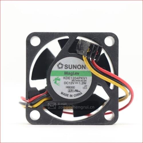 Original KDE1204PKV1 4020 12V 0.8W 4CM/cm ultra-quiet magnetic suspension fan